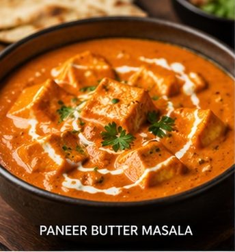 Paneer butter masala, a Mumta Foods rotating menu dish